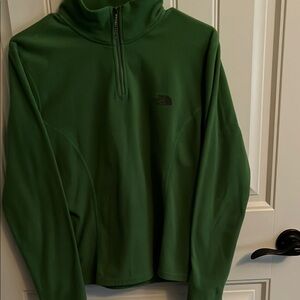 The North Face Green Quarter-Zip Pullover